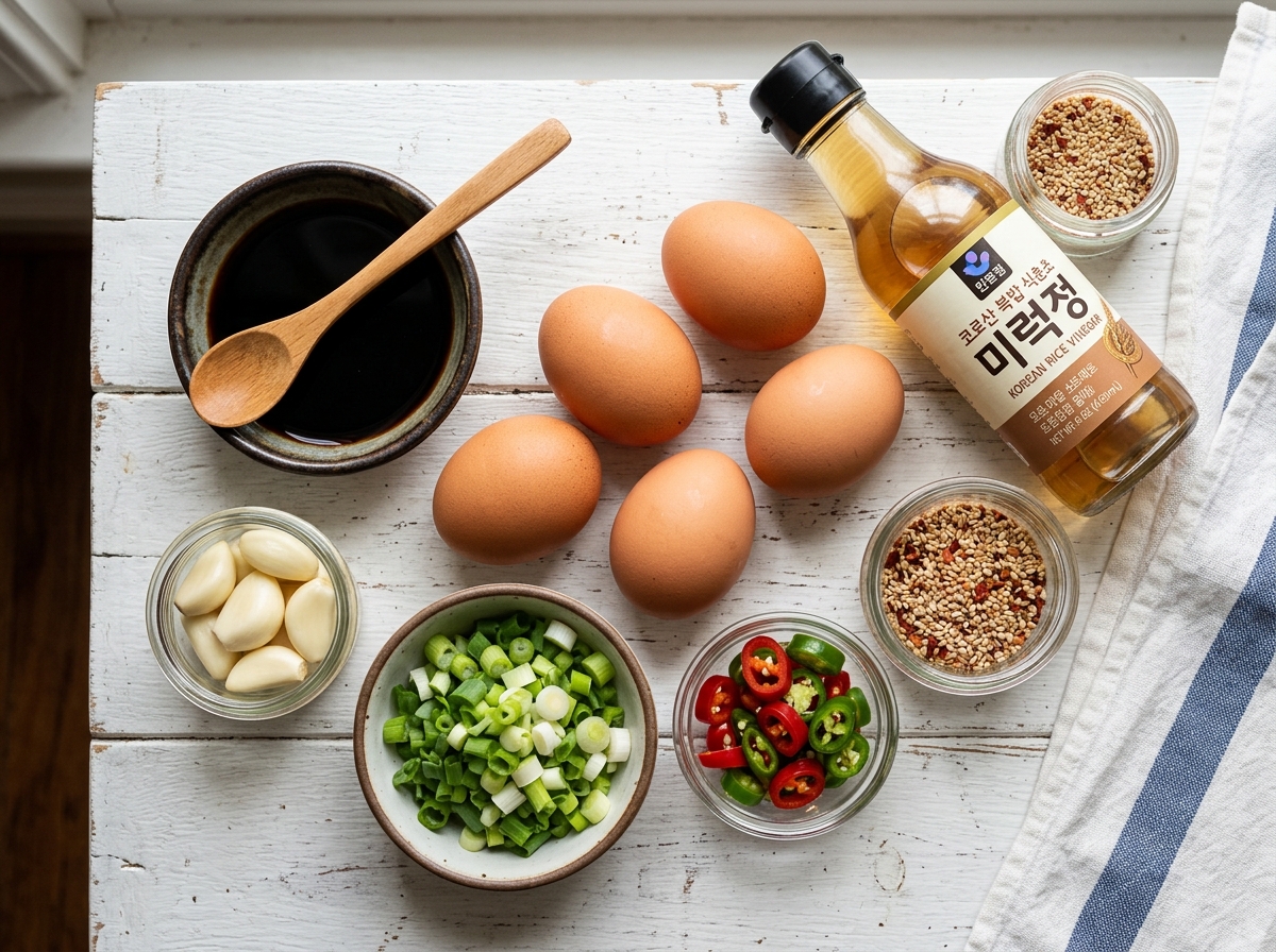 Ingredients for mayak gyeran